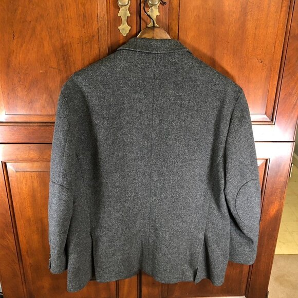 Kenneth Cole New York Men's  Blazer Jacket 48R Wool Gray Double Button Workwear - Picture 15 of 15